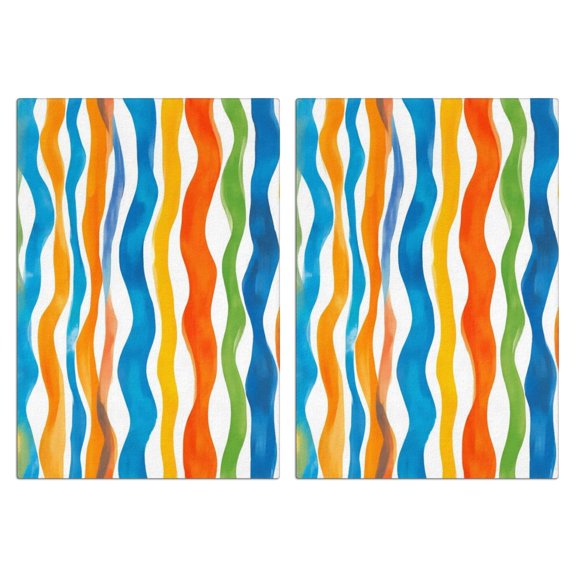 2 Pcs Funny Kitchen Towels,Colorful and Grey Abstract Art Artwork Microfiber Dish Towels,Kitchen Tea Towels,Kitchen Towel Set (18" X 26")