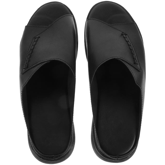 BESTYASH 1Par Sandalias Con Plataforma Negras Para Mujer Casual Y Estilo Con Tacón Cuña Cómodo Para Uso Diario