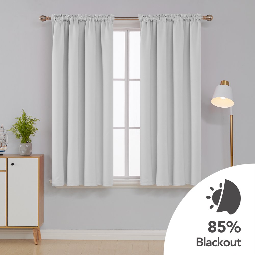 Deconovo Blackout Curtains Bedroom Curtains Blackout White Curtains for