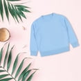 thumbnail image 6 of Toddler Girls Knit Pullover Top Solid Color Basic Sweater Kids Crewneck Casual Sweaters, 6 of 6