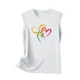 thumbnail image 4 of ZyeKqe Tank Top for Women Sleeveless Crewneck T Shirts Graphic Print Going out Tops Summer Casual Loose Basic Shirts, 4 of 5