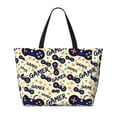 thumbnail image 2 of Fotbe Game Controller Pattern Water-Resistant Beach Travel Bag - Large Capacity Tote with 7 Pockets, Lightweight Design for Women & Men, Perfect for Beach, Pool & Gym, 2 of 7