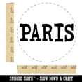 thumbnail image 2 of Paris Fun Text Self-Inking Rubber Stamp Ink Stamper - Black Ink - Large 1-1/2 Inch, 2 of 7