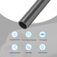 thumbnail image 3 of Uxcell Rigid Round Pipe Dark Grey High Impact for Water Pipe 0.87 x 1.02", 3 of 6