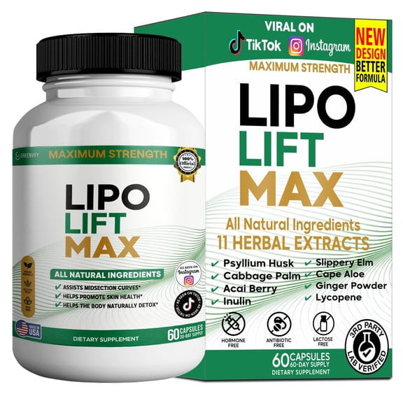 GreenVify LipoLift Max Daily Metabolism & Support Supplement