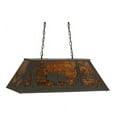 thumbnail image 4 of Meyda 150711 33 in. Buffalo At Lake Oblong Pendant, Timeless Bronze & Amber Mica, 4 of 5