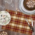 thumbnail image 2 of Fennco Styles Harvest Plaid Design 100% Cotton Table Linen, 2 of 5