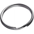 thumbnail image 1 of KINGFOREST 100-Pack Split Key Rings (1 Inch/25mm) - Silver Nickel Metal Keychain Rings for Keys, DIY Crafts, Bags & Accessories - Durable Bulk Keyring Hardware with Smooth Edges, 1 of 8