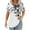 Multicolor Tops for Summer_w, variant on jtjvou Women's Short Sleeve Tuinc Round Neck Tees Oversize Lady Going out Tops for Teen Floral Pullover Trendy Fashion Summer Multicolor,S