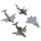 thumbnail image 5 of Juguete de avión para niños, 4 piezas de avión extraíble, modelo de avión de aleación hecho a mano con cuidado, 5 of 9