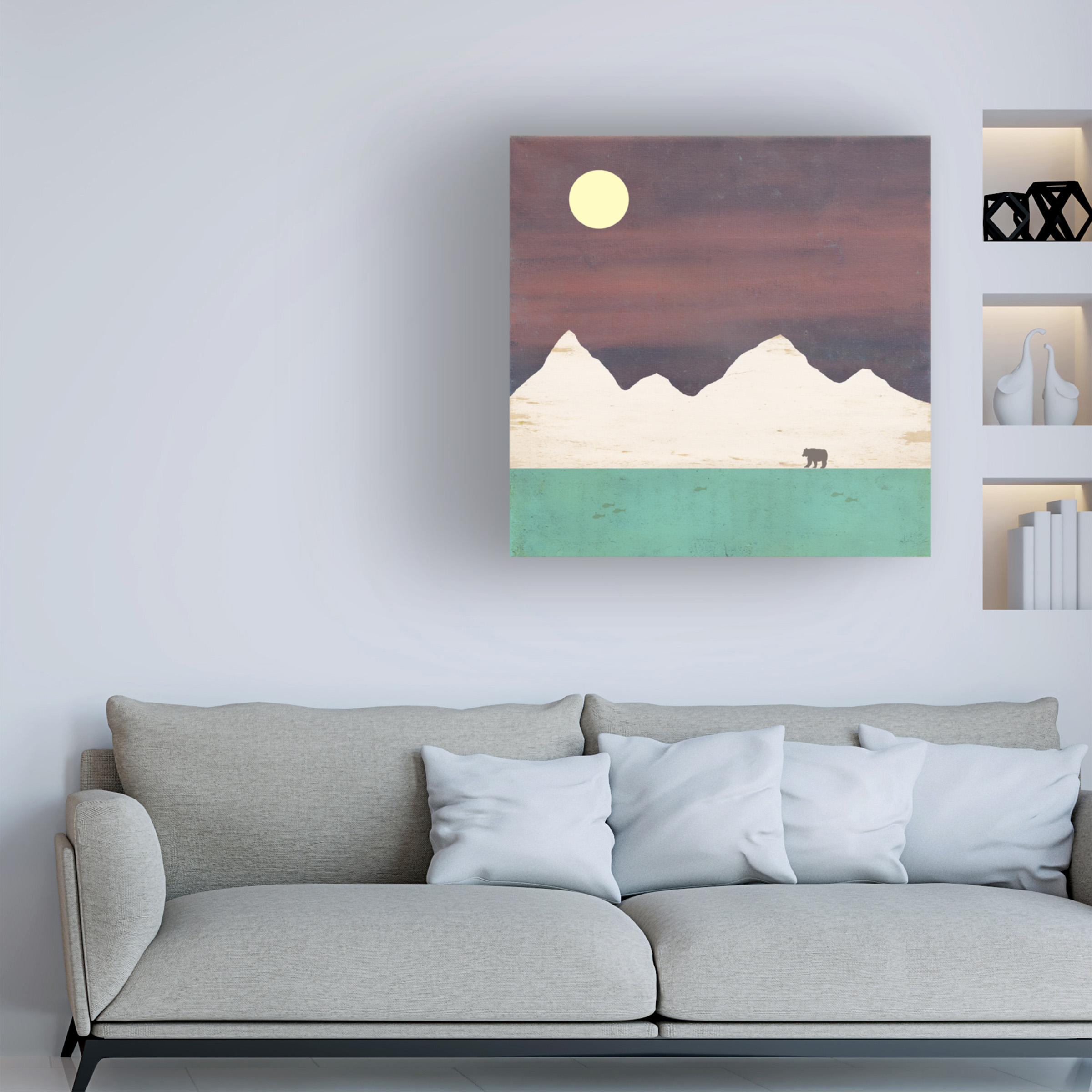 Trademark Fine Art 'Fishing' Canvas Art by Tammy Kushnir