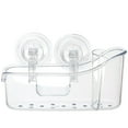 thumbnail image 2 of Kitchen Clear Sink Caddy and Sponge Holder with Suction Cups, 2 of 4