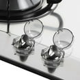 thumbnail image 7 of BE-TOOL 5Pcs Stove Knob Covers Gas Shield Protection Locks Child Protection Gas Cooker Oven Stove Switch Knob Transparent Protective Covers for Home Restaurant Kitchen, 7 of 7