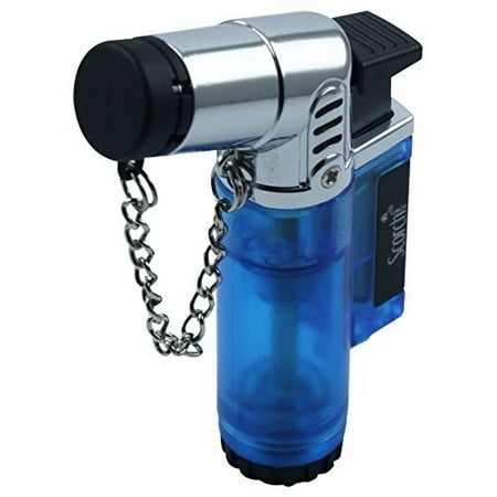 Butane Jet Flame Cigar - Scorch Torch Angled Single Jet Flame Butane Cigarette Cigar Torch Lighter