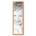 thumbnail image 2 of ArtToFrames 9" x 30" Red Oak Wood Picture Frame, 9x30 inch Brown Wood Poster Frame (WOM-4878), 2 of 7