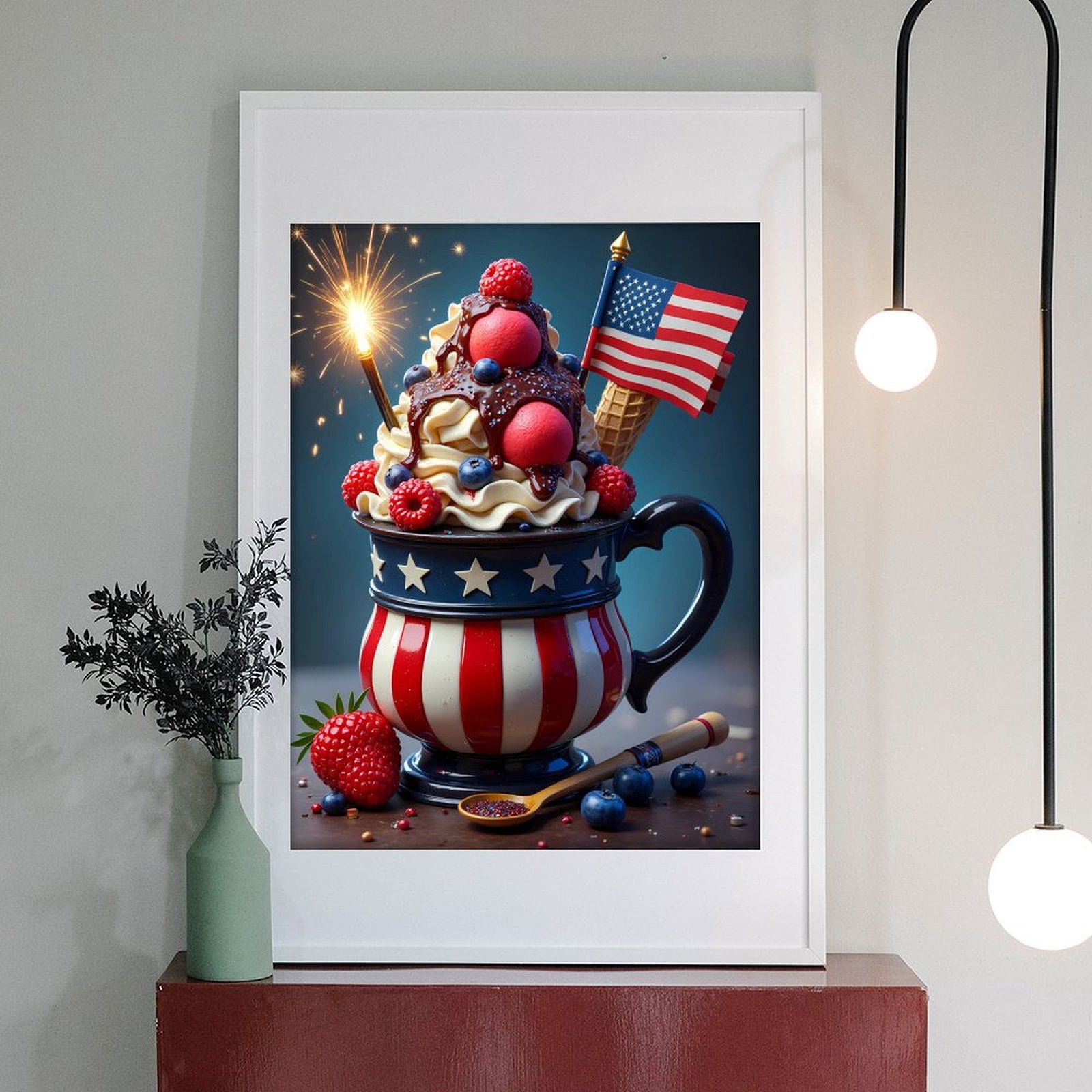 Diamond Art Kit for Adults, Candle Colorful Dessert Print No.8 Diamond Painting for Adults Beginners, 5D DIY Diamond Art Painting Kits, Colorful Diamond Painting Craft for Home Decor 12x16