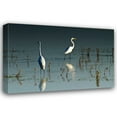 thumbnail image 1 of Alan Hausenflock 32x23 Gallery Wrapped Canvas Wall Art Titled - Early Morning Egrets I, 1 of 4