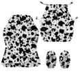 thumbnail image 4 of Whosucclay Cow Print Gaming Chair Cover with Armrest Covers 4 Pieces Stretch Racing Computer Chair Slipcover Set Washable Rotating Desk Chairs Protector Cover, 4 of 8