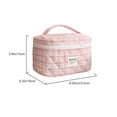 thumbnail image 3 of Miogawg Large Makeup Bag, Cute Cosmetic Bag For Women, Toiletry Bag, Travel Make Up Organizer Bag, 3 of 9
