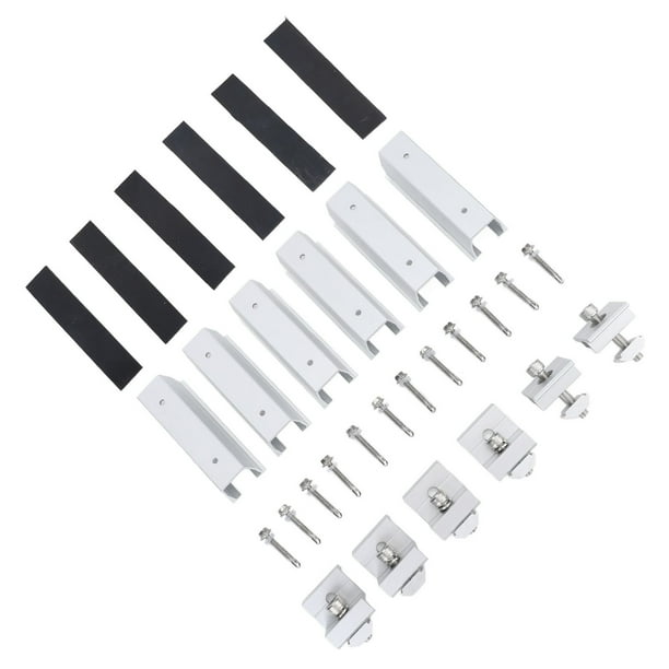 Kit De Soporte De Panel Solar, Kits De Soporte De Montaje De Panel Solar Amplia Compatibilidad Fácil Instalación Estable Para Techo