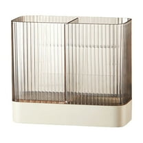 Wall Mounted Kitchen Utensil and Cutlery Organizer with Drainage, Multi-Compartment Chopstick Rack and Non-Slip Design for Tidy Countertops, Suitable for Modern Home Kitchens