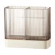 thumbnail image 2 of Soporte de Pared para Utensilios de Cocina | Estante de Plástico para Cubiertos con Bandeja de Drenaje | Organizador para Cucharas, Cuchillos y Palillos | Blanco/Café/Verde, 2 of 6