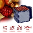 thumbnail image 3 of Baubles and Ornament Storage Solution for Xmas Tree Decorations Secure Housekeeping Organization, 3 of 6