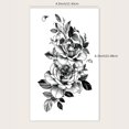 thumbnail image 4 of Waterproof Black Floral Pattern Arm Tattoo Stickers - Lasting 2-5 Days - Perfect for Men and Women - Realistic Simulation Tattoo Designs, 4 of 4