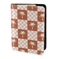 thumbnail image 2 of Pofeuu Brown Palms Print Travel Document Organizer Passport Holder Men Women for Family (6.5 in x 4.5 in),Wallet Holder Credit Card Clutch Bag Case, 2 of 5