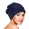 thumbnail image 2 of Airvexalon 4 Pieces Chemo Caps Headwear for Women Turbans Beanies Flowers Hats Headwrap for Cancer Patient Hair Loss, 2 of 4