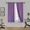 PURPLE, variant on Purple R64 1 panel solid lined foam backing blackout window curtain treatment drape rod pocket matte smooth fabric 37"wide x63"long