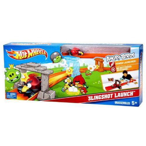 Hot Wheels Angry Birds Slingshot Launch 