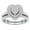 Gold,Rose Gold,Silver, variant on Up to 50% off 925 Sterling Silver Rings for Women Heart-shaped Ring Women Index Finger Ring Fashion Couple Ring Set Jewelry Gift