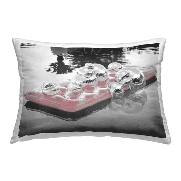 Stupell Industries Disco Pool Float Decorative Printed Throw Pillow Design by Ziwei Li