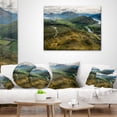 thumbnail image 4 of Designart Fields and Hills in New Zealand - Landscape Photography Throw Pillow - 12x20, 4 of 5