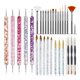 thumbnail image 1 of 31pcs Nail Brush Set for Women Lightweight Accurate Engraving Nail Art Brushes Set for Nail Design, 1 of 5