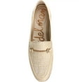 thumbnail image 3 of Sam Edelman Lior Eggshell Almond Toe Slip On Stacked Heel Fashion Classic Loafer (Eggshell, 7.5), 3 of 4