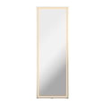 thumbnail image 3 of Soraya 65" x 22" Full-length Rectangular Frameless Anti-Fog Plug-in/Hardwire Aluminum Front-lit Tri-color LED Freestand/Hang Mirror with Smart Touch Control, 3 of 8