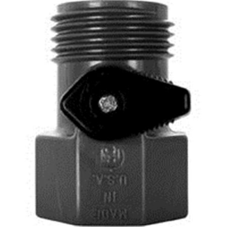 - Valley Industries GHV-1-BLK-CSK Valve 0.75 Fght x 0.75 Mght
