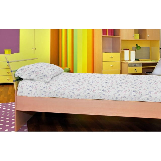 Johnson Home 200 TC Bed Sheet Set - Printed Cotton Sheets