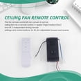 thumbnail image 4 of PinesC Universal Ceiling Fan Remote Control Kit Replacement, 6-Speed & Timing, Remote Replacement for DC Ceiling Fan Light, 4 of 5