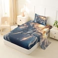 thumbnail image 2 of Erosebridal Modern Fighter Plane Twin Sheet Sets for Boys Men, Aircraft Airplane Bedding, 1 Flat Sheet, 1 Fitted Sheet and 1 Pillowcase, 2 of 5