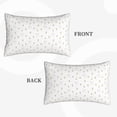 thumbnail image 2 of Lsque Rabbit And Carrot Pattern Pillow Case – Soft & Cozy Throw Pillow Cover, Hypoallergenic Cushion Case for Sleeping Women with Envelope Closure-16"x24", 2 of 6