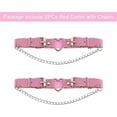 thumbnail image 6 of 2PCs Leather Leg Garter with Chains, Elastic Rock Heart Thigh Garter for Women, 6 of 6
