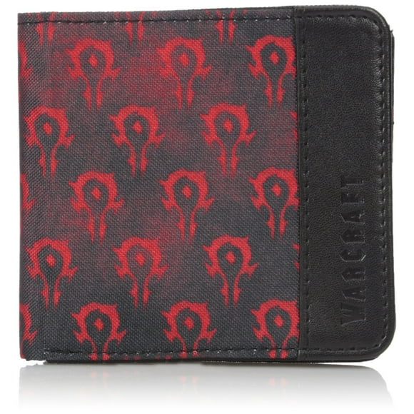 Cartera Warcraft Movie Horde con el logotipo de la Horda para hombre, color negro