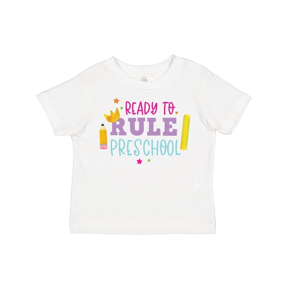 Inktastic Ready to Rule Preschool Back to School Boys or Girls Toddler T-Shirt