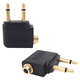 thumbnail image 3 of Adaptador de auriculares para avión (paquete de 8), chapado en oro de 3,5 mm., 3 of 7