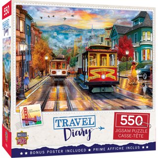 San Francisco Giants Ballpark 100-piece Puzzle - Market Street Railway