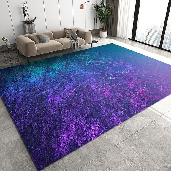 Green Leaves Decorate Carpet, Area Rug, Modern Tree Creative Decorative Farmhouse Rug, Home Decor Carpet Easy To Clean Breathable Non-Slip Comfortable For Bedroom Living Room Terrace