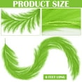 thumbnail image 2 of Dalrosia Christmas Tree Garland Decoration Pampas Grass Garland Faux Artificial Fabric Feathers Boho for Mantle Xmas Tree Home Farmhouse Christmas Holiday Party Supplies, 2 of 6